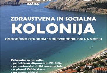 Socialna in zdravstvena kolonija za šolske otroke iz Mestne občine Celje